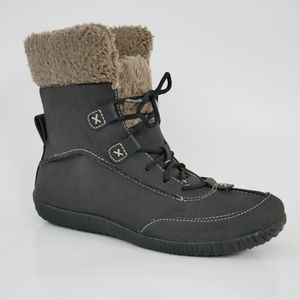 Orthaheel Emma Winter Laceup Bootie Fur Collar 8